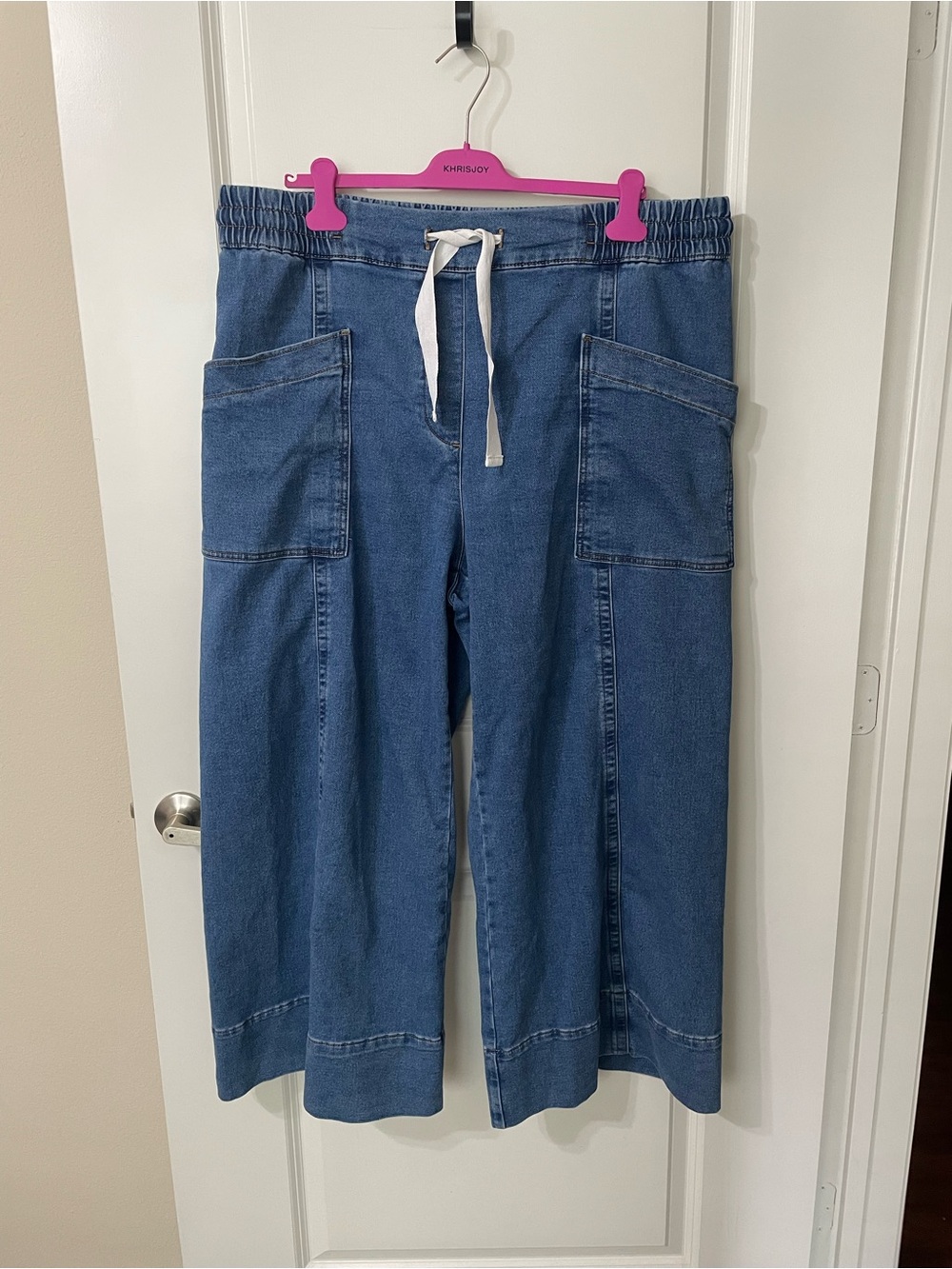 Maeve Anthropologie Tie-Waist Wide Leg Jeans XL | $148 Retail
